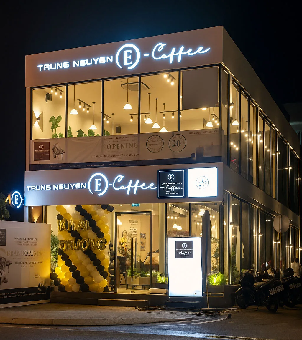thiet ke trung nguyen e coffee dep