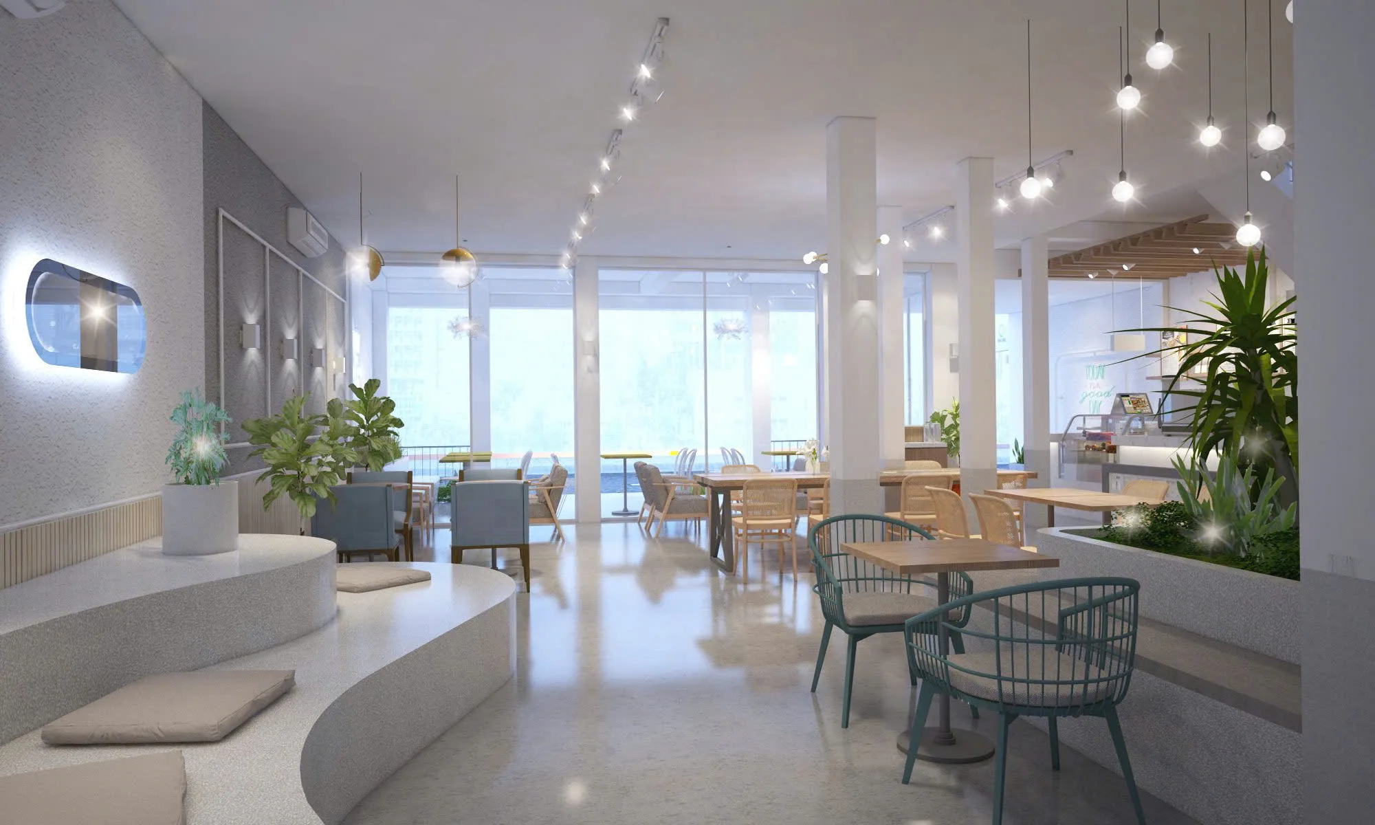 thiet ke thi cong quán cà phê đẹp quận 3, open coffee phạm ngọc thạch