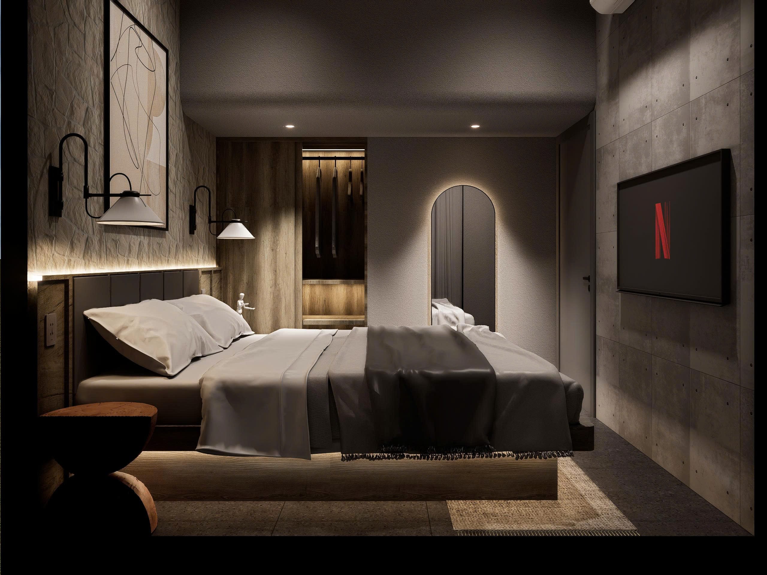Trang chủ 14 thiết kế thi công căn hộ dịch vụ quận 10, skyhomesg bửu long, quận 10
