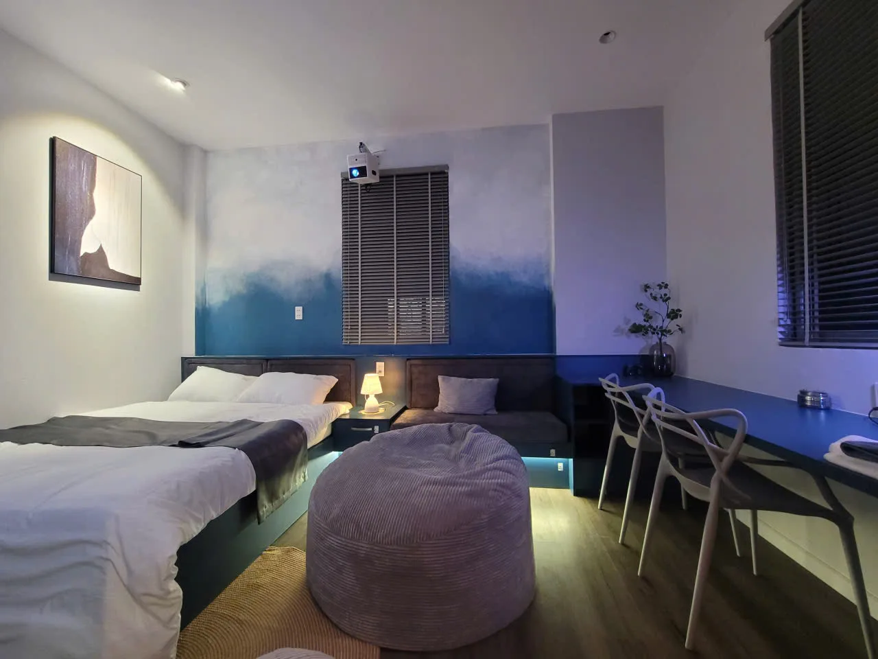 thiết kế thi công homestay đẹp quận 10, quinn homestay 623/4 cách mạng tháng tám