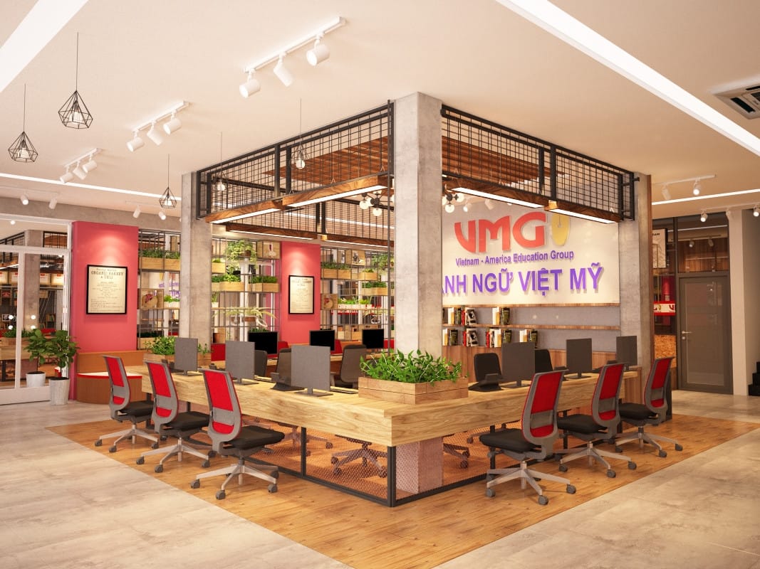 Trang chủ 18 thiết kế thi công trung tâm anh ngữ đẹp, phong cách ấn tượng, trung tâm anh ngư việt mỹ biên hòa
