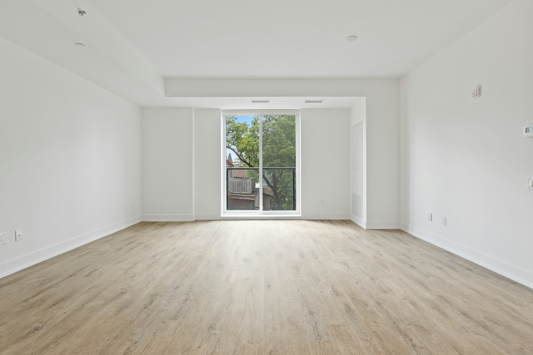 virtual staging before after empty room furnished digital composite